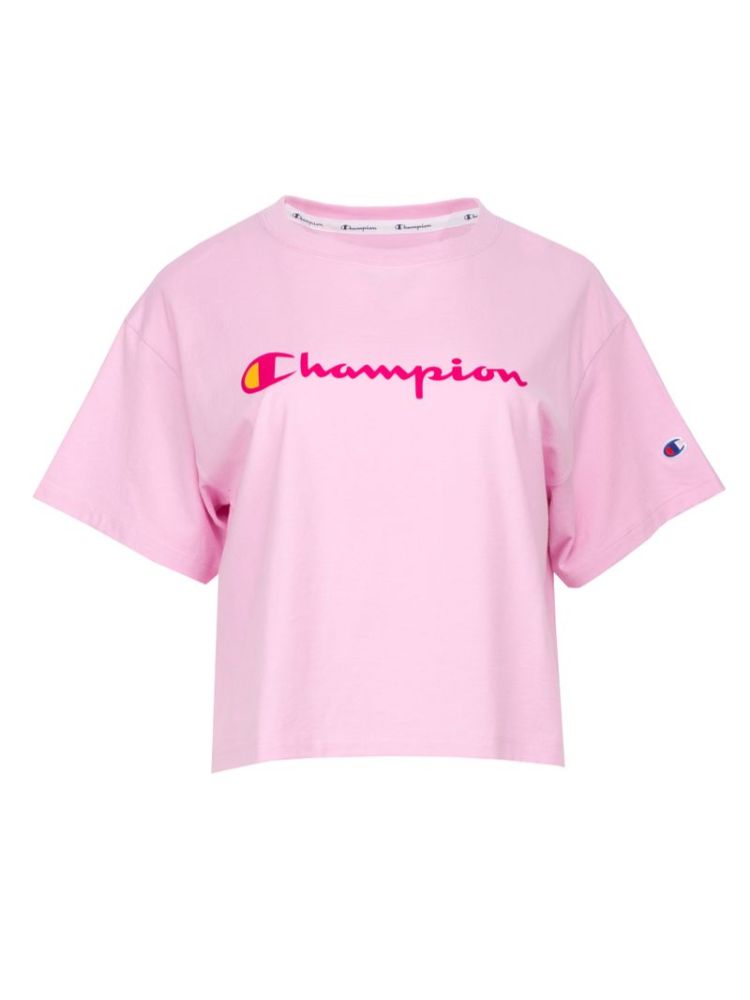 Polo para Mujer CHAMPION W5950G550757 CROPPED GRAPHIC TEE RC7