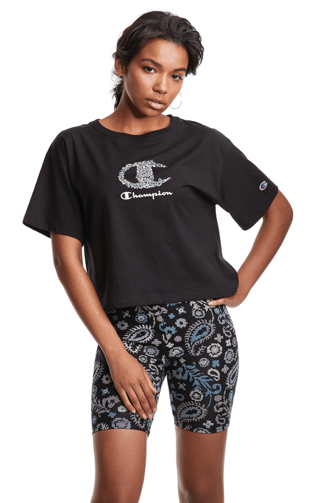 Polo para Mujer CHAMPION W5950G586972 THE CROPPED TEE  GRAPHIC 001