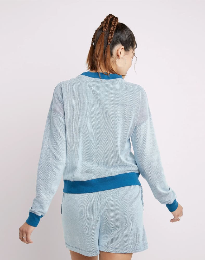 Polera para Mujer CHAMPION W7298586158 MIDDLEWEIGHT LONG SLEEVE RIB CREW AVIJ