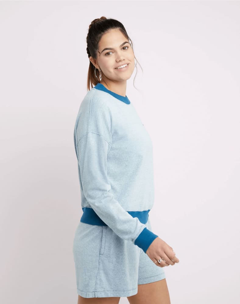 Polera para Mujer CHAMPION W7298586158 MIDDLEWEIGHT LONG SLEEVE RIB CREW AVIJ