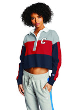Cargar imagen en el visor de la galería, Polo para Mujer CHAMPION LS RUGBY CROPPED COLLARED TEE 8+F
