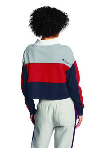 Polo para Mujer CHAMPION LS RUGBY CROPPED COLLARED TEE 8+F