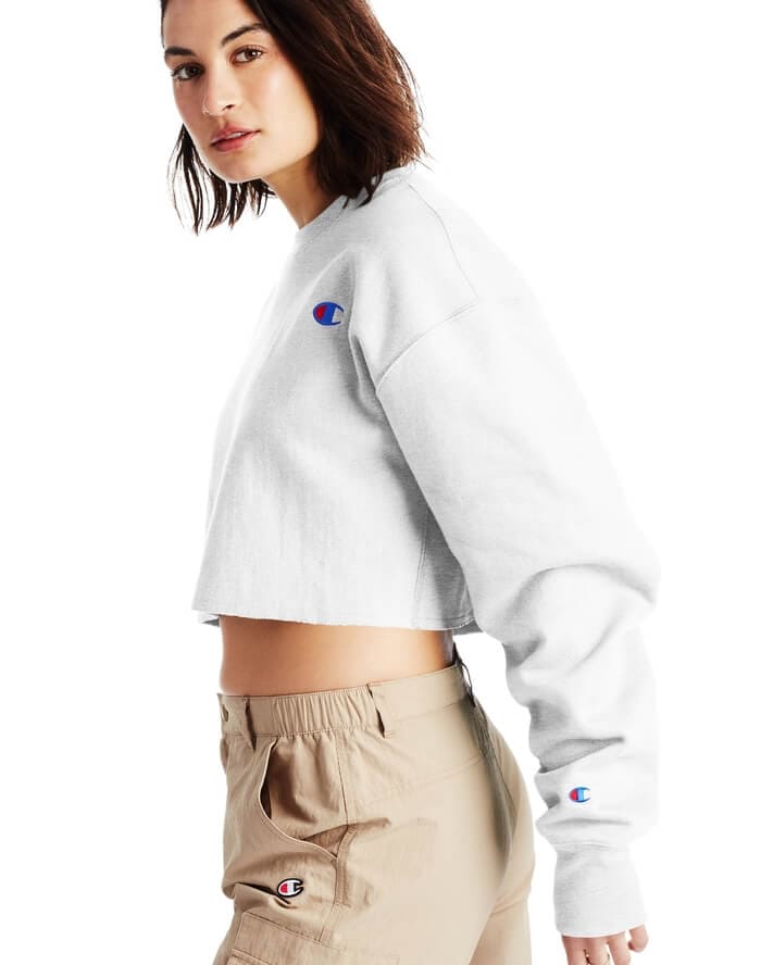 Polera para Mujer CHAMPION WL827549302 CROPPED REVERSE WEAVE CREW 2UC