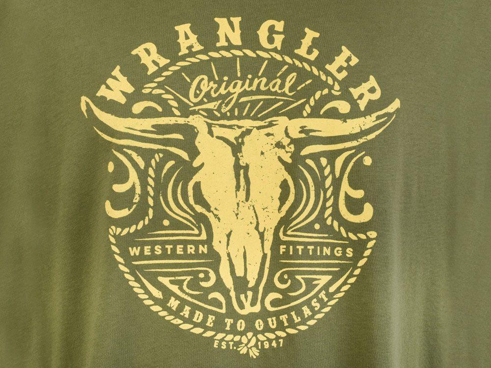 Polo para Hombre WRANGLER BUFFALO SKULL WR-0004 GPHH