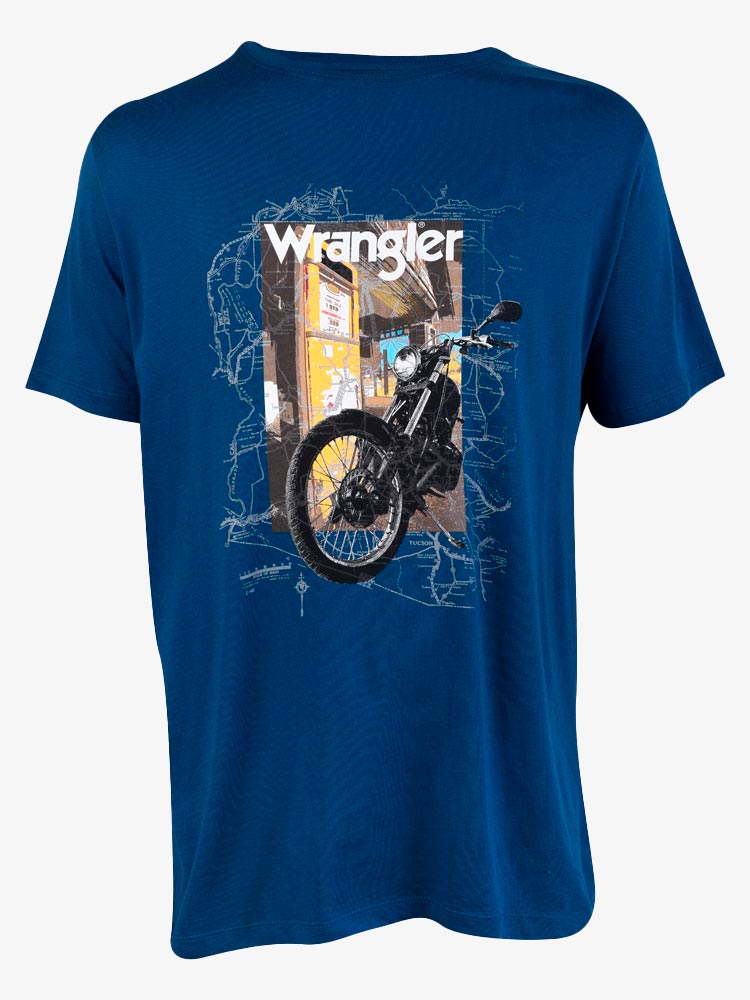 Polo para Hombre WRANGLER MOTO WR WR-0006 Navy