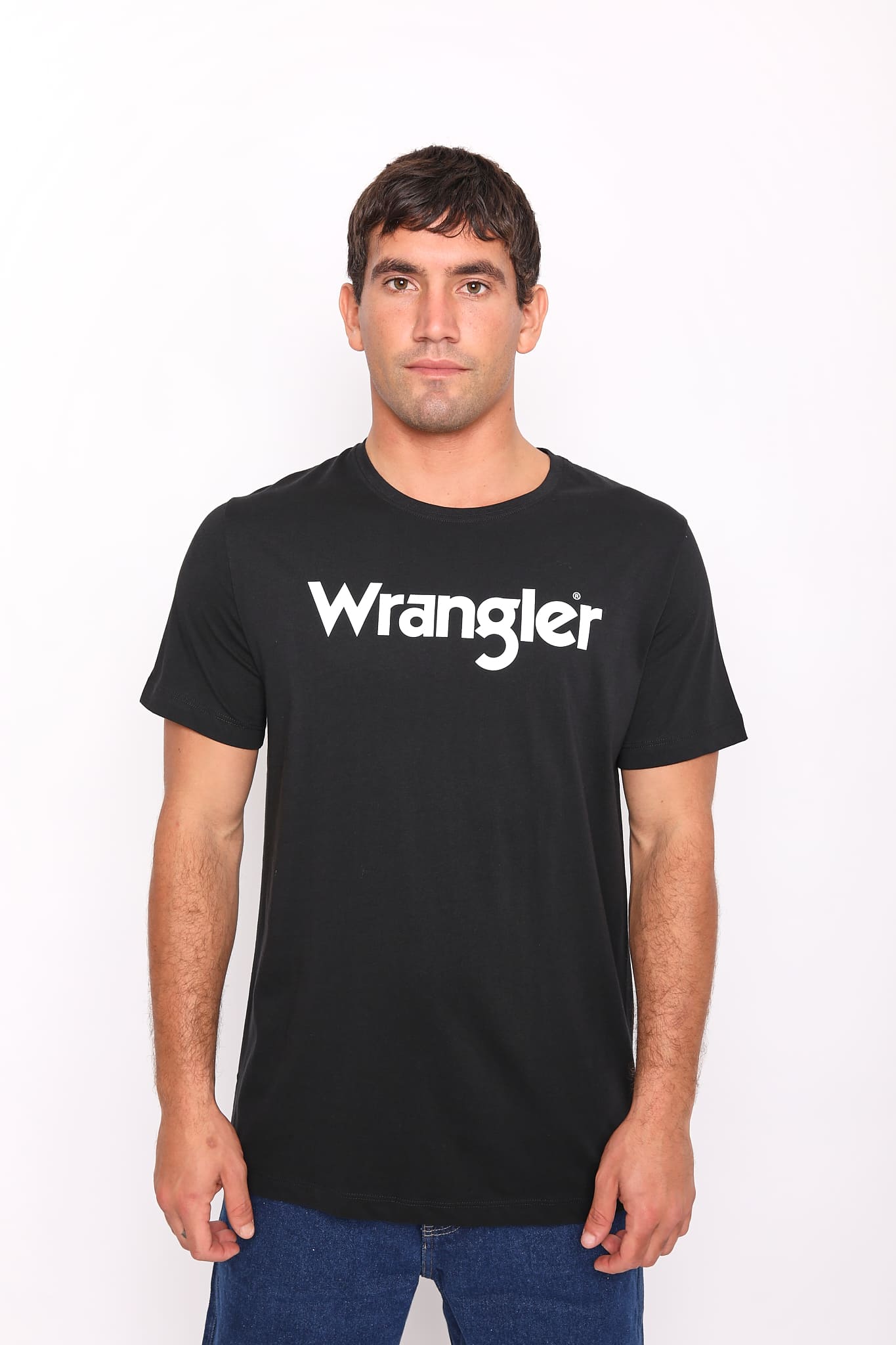Polo para Hombre WRANGLER LOGO TEE Black