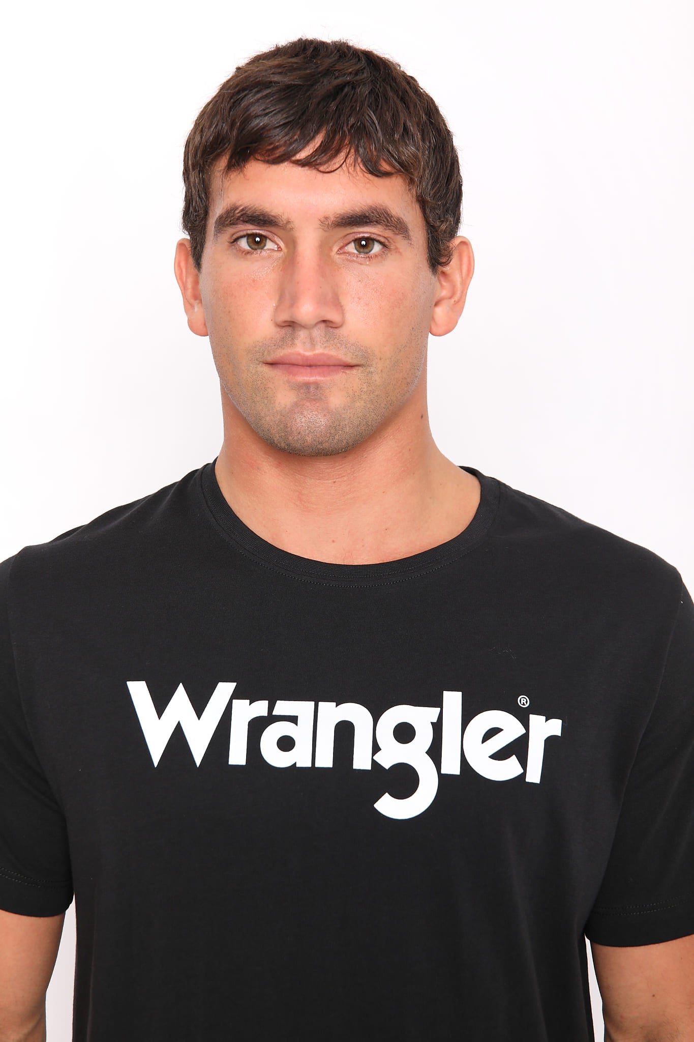 Polo para Hombre WRANGLER LOGO TEE Black