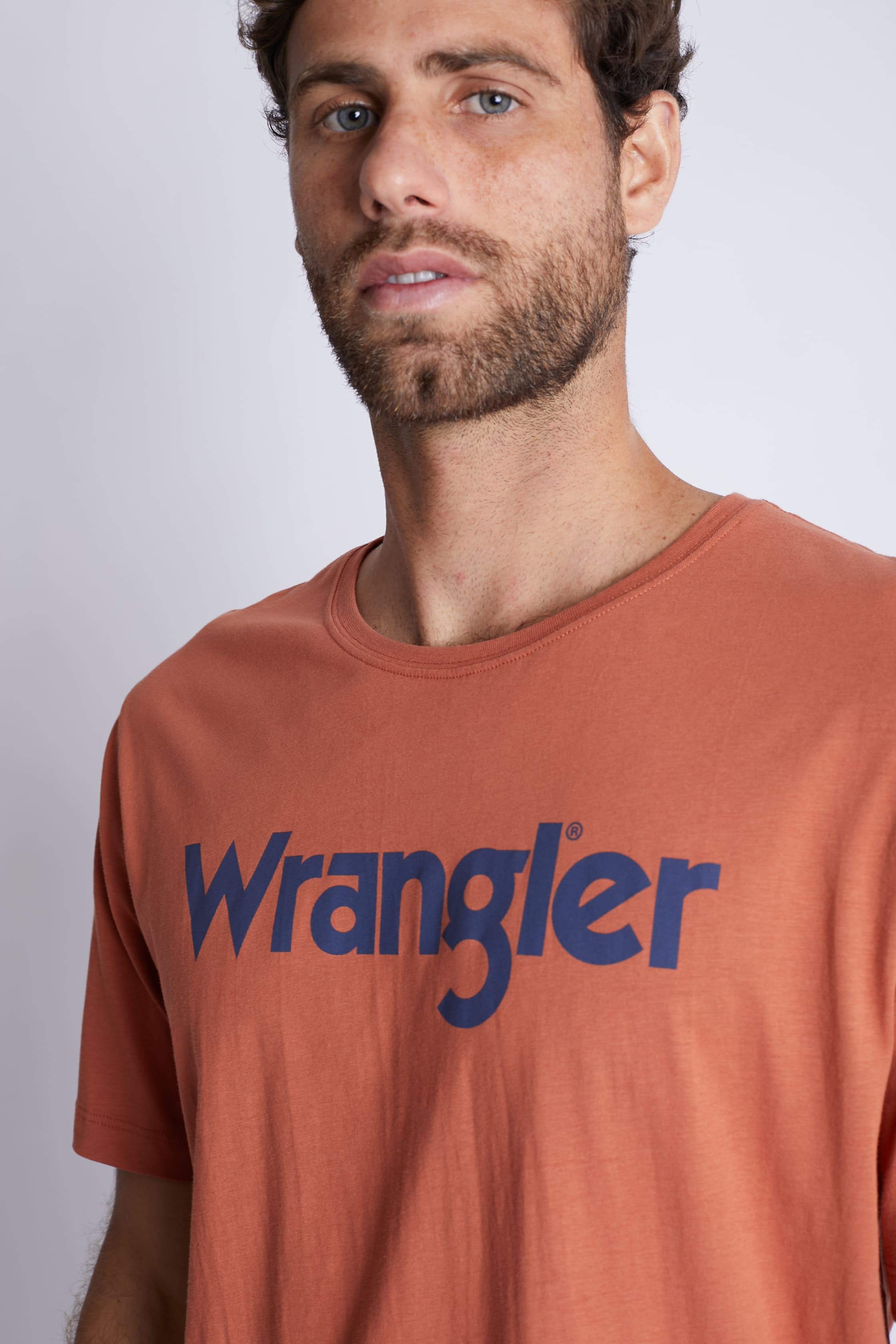 Polo para Hombre WRANGLER LOGO TEE ORA