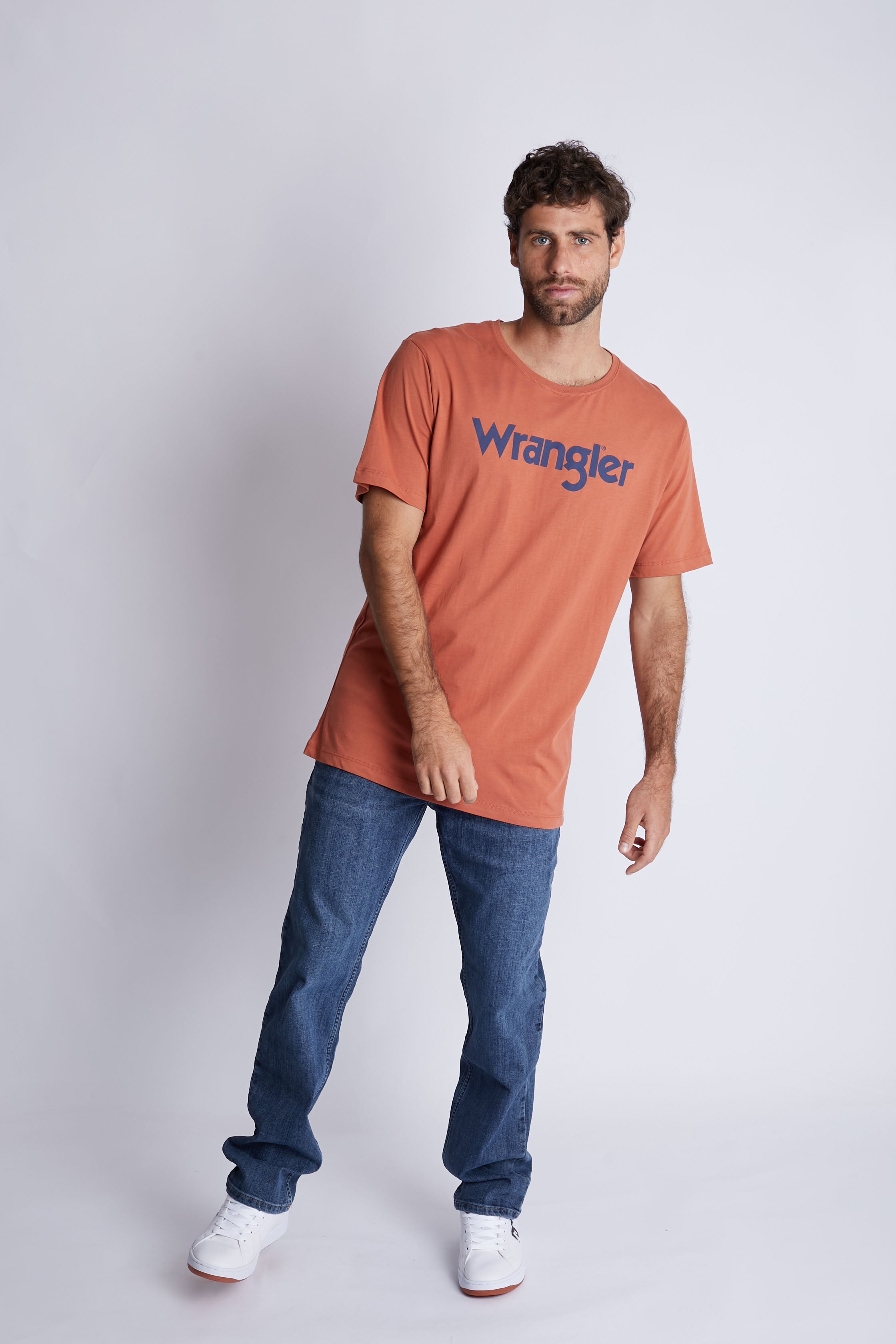 Polo para Hombre WRANGLER LOGO TEE ORA