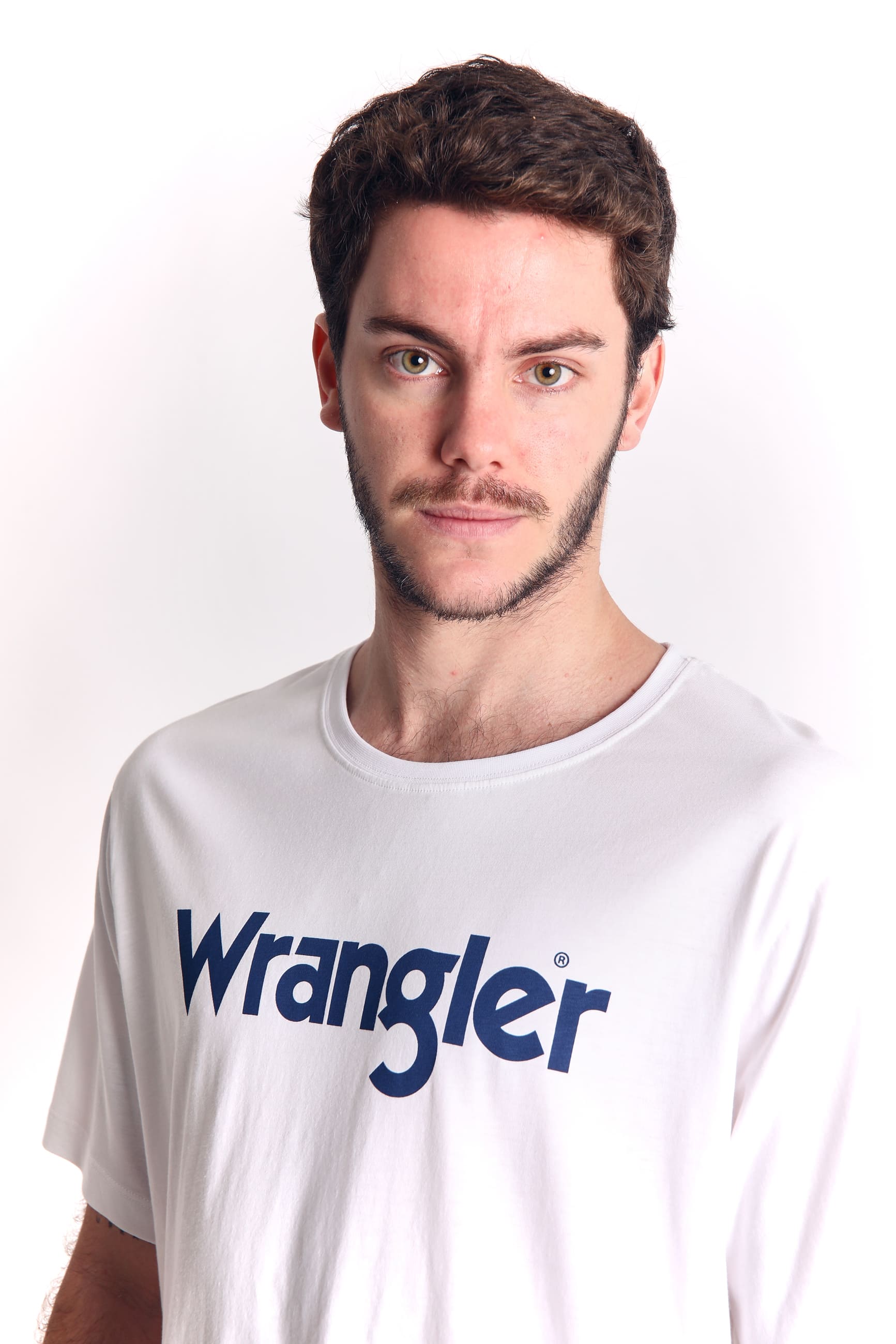 Polo para Hombre WRANGLER LOGO TEE White