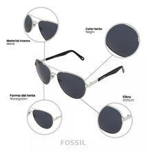 Cargar imagen en el visor de la galería, Lentes de Sol para Hombre FOSSIL SUNGLASSES FM146 086
