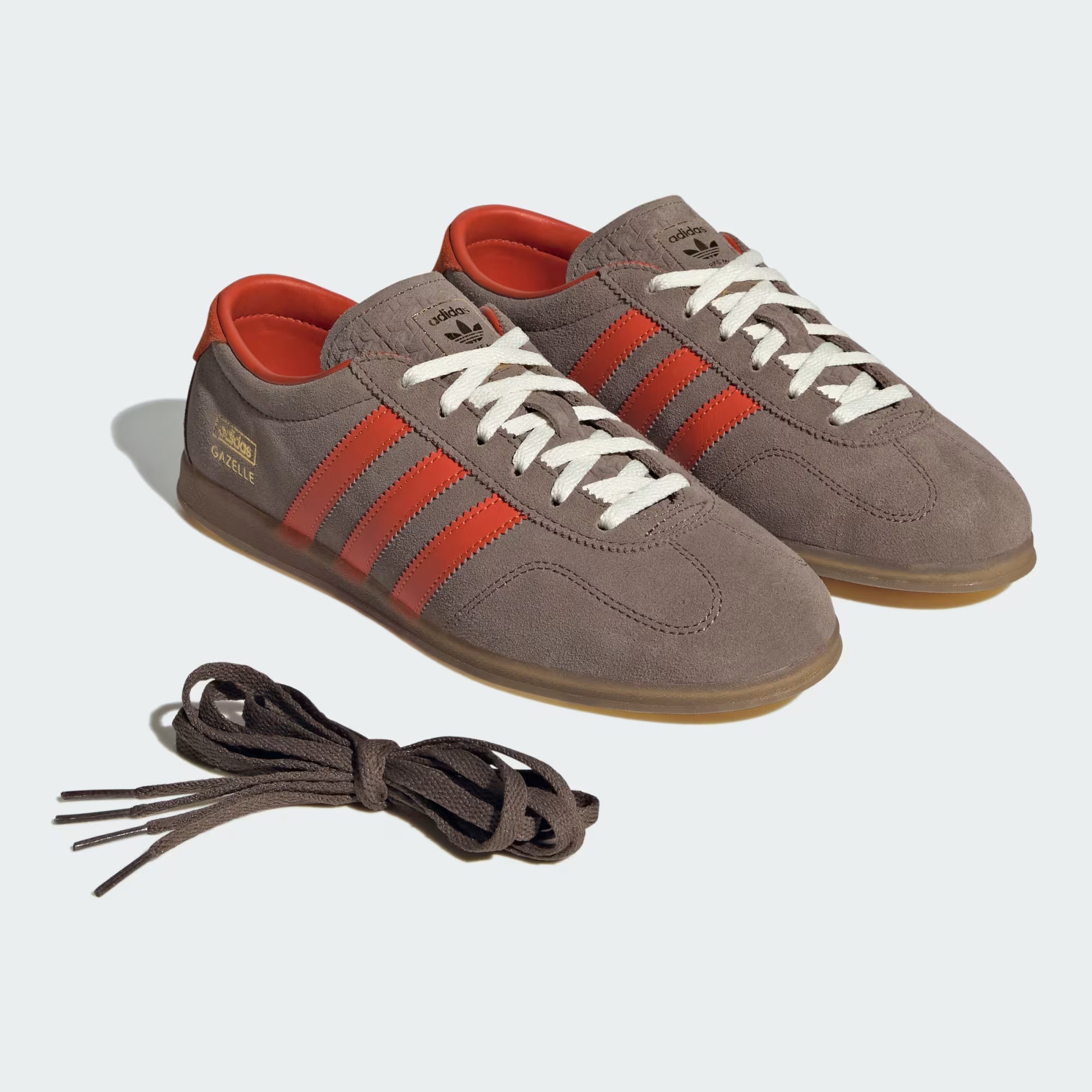 Zapatillas ADIDAS Gazelle marrones, vista alternativa