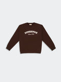 Polera Para Hombre DUNKELVOLK DUNK CREW FL Marron