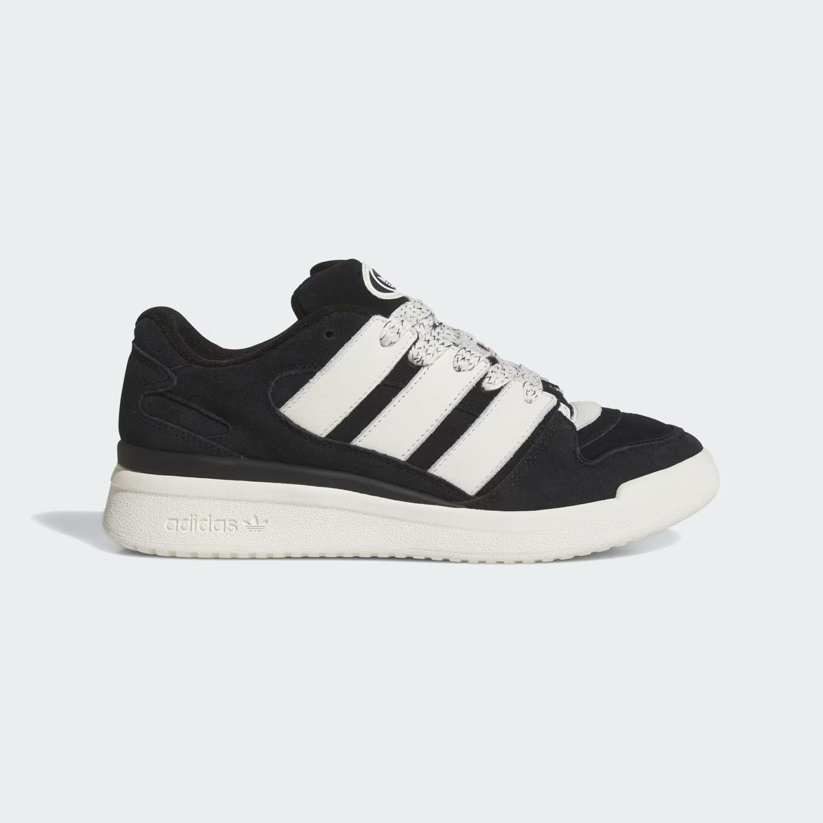 Zapatillas ADIDAS Forum2000 negras, vista lateral
