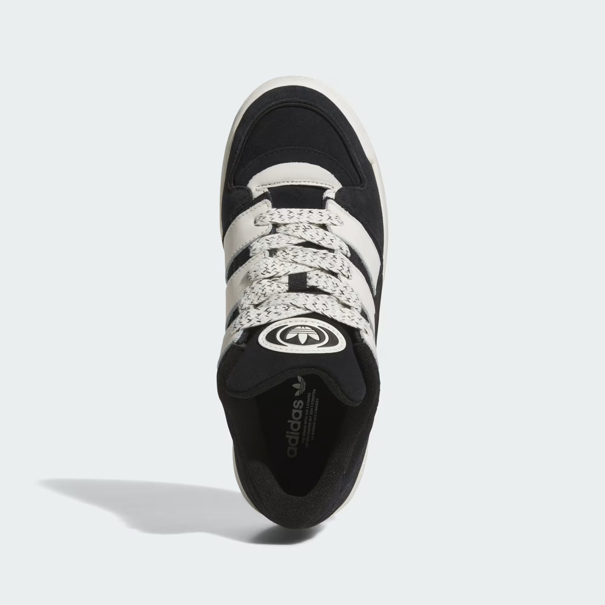 Zapatillas ADIDAS Forum2000 negras, vista superior