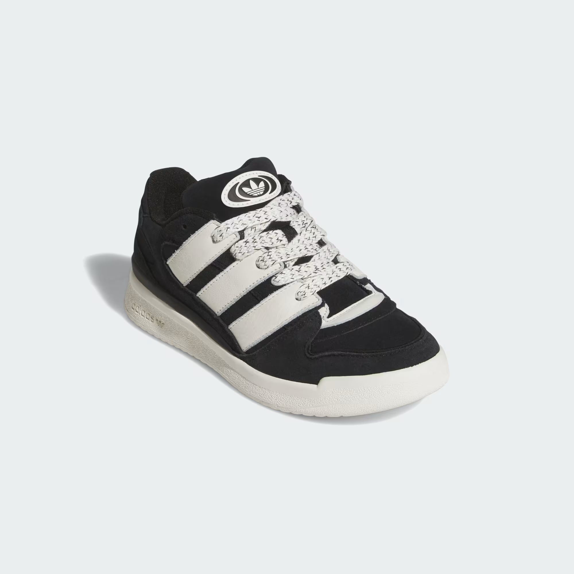 Zapatillas ADIDAS Forum2000 negras, vista frontal