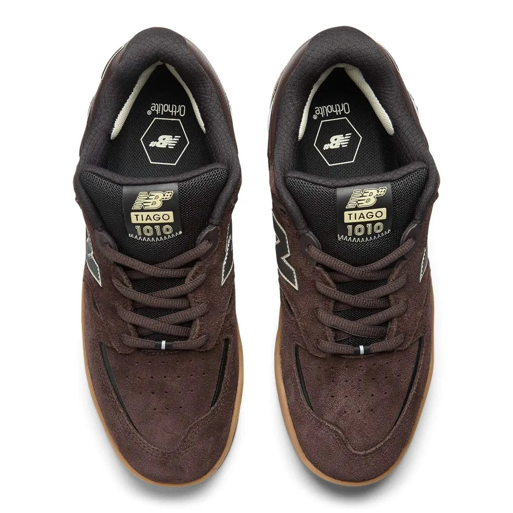 Zapatillas NEW BALANCE 1010 marrones, vista frontal