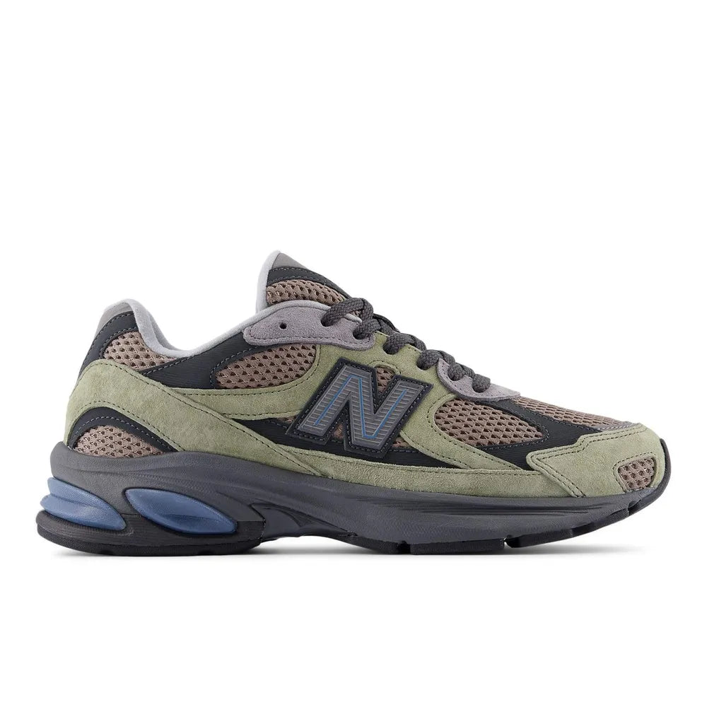 Zapatillas NEW BALANCE 2010 verdes, vista lateral
