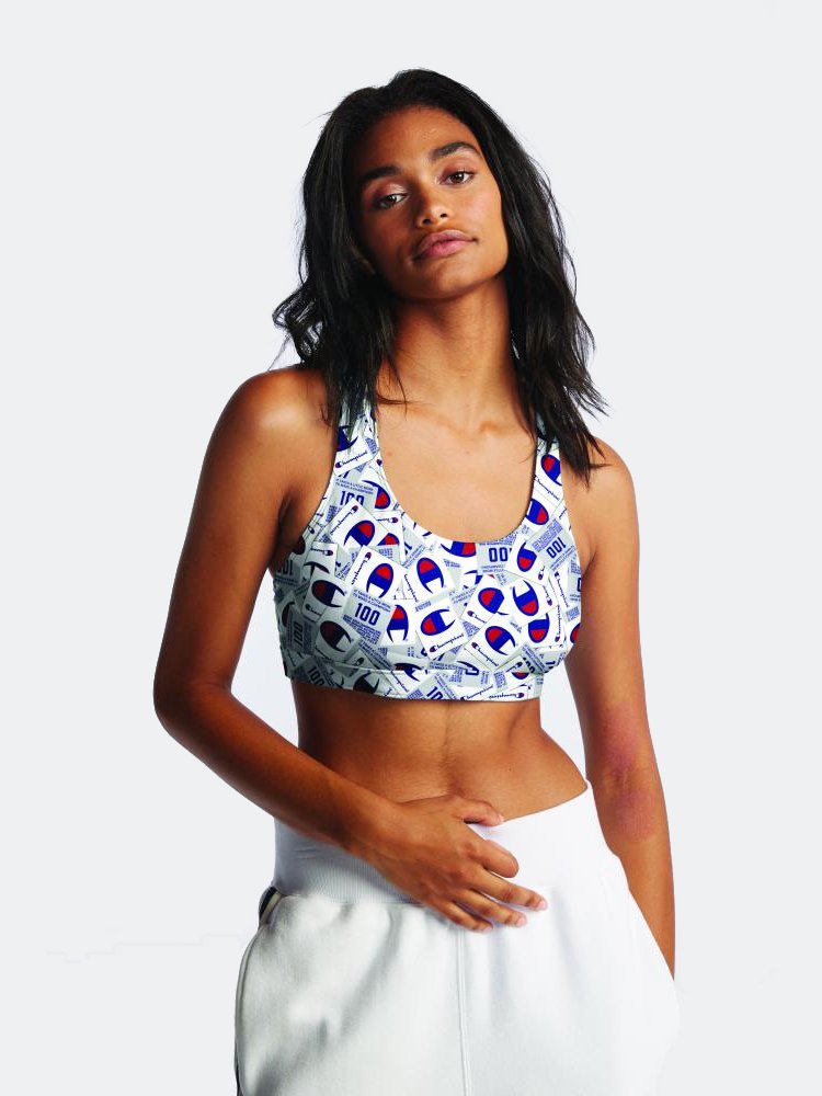 Sujetador deportivo para Mujer CHAMPION W 029 REISSUE BRA - PRINT 8M+