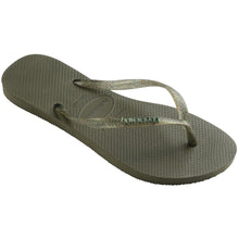 Cargar imagen en el visor de la galería, Sandalias para Mujer HAVAIANAS FLIP FLOP SLIM LOGO METALLIC 0869
