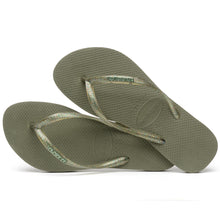 Cargar imagen en el visor de la galería, Sandalias para Mujer HAVAIANAS FLIP FLOP SLIM LOGO METALLIC 0869
