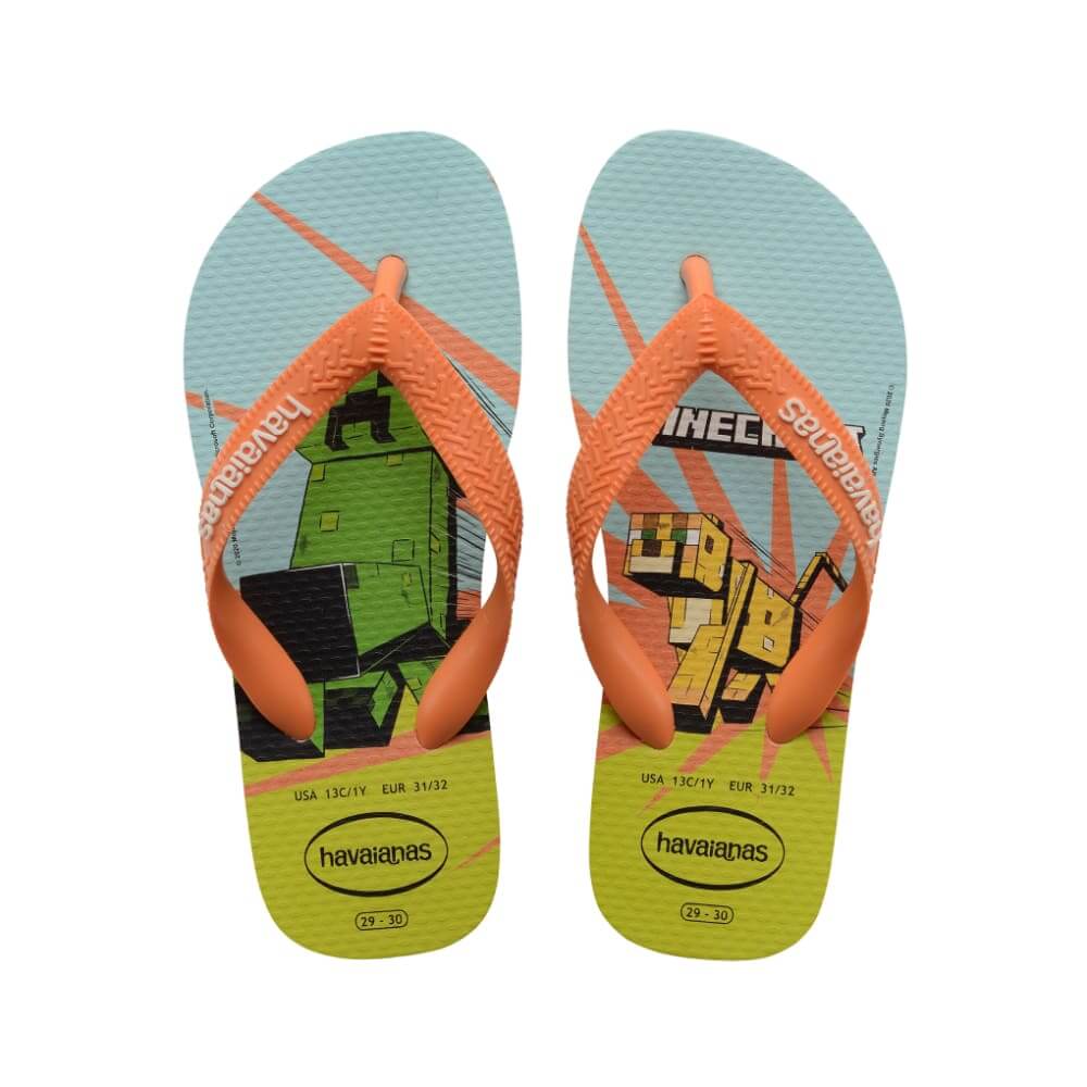 Sandalias para Niño HAVAIANAS BEACH KIDS MINECRAFT FC 2641 8 años a más