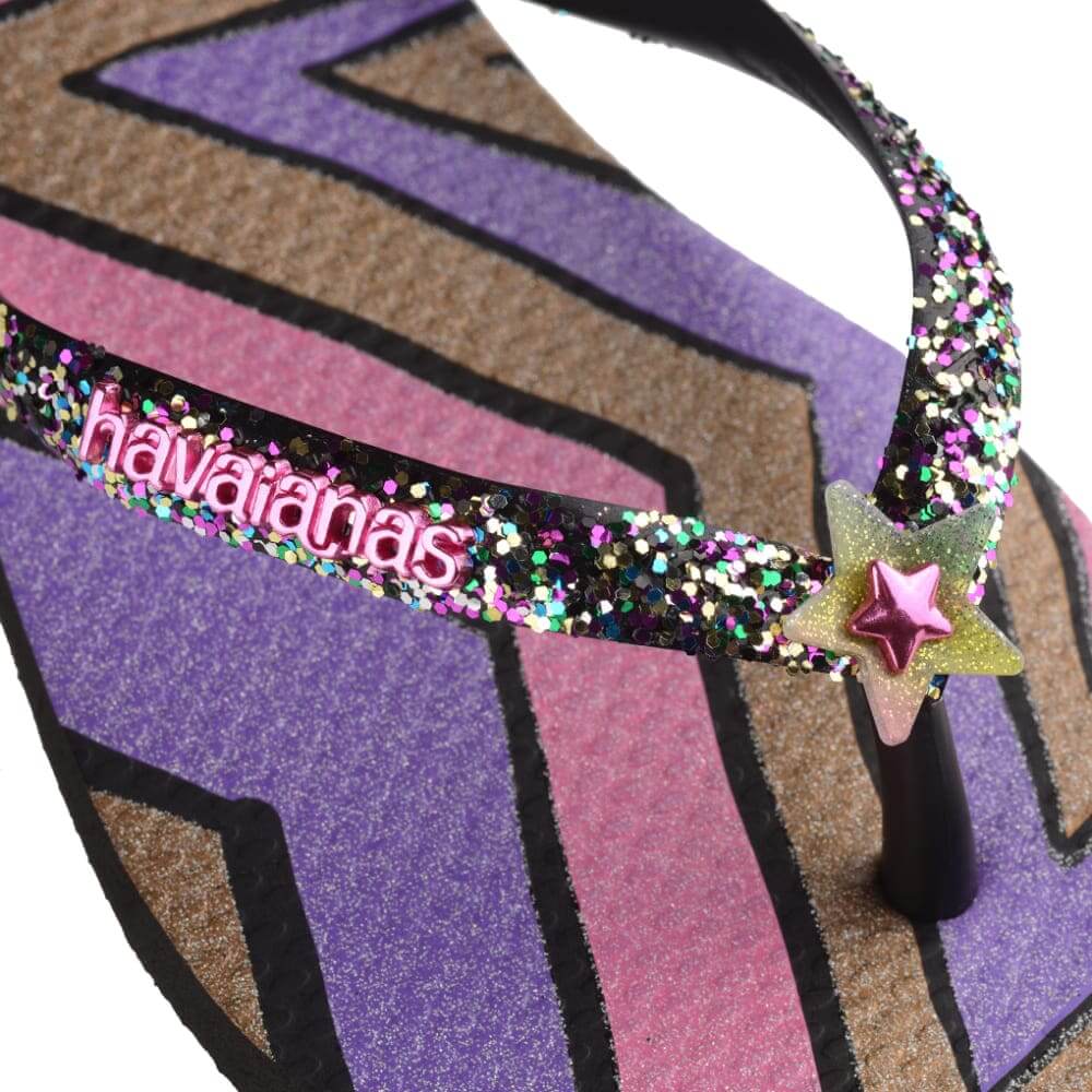 Sandalias para Niña HAVAIANAS BEACH K SL GLITTER II FC 0090 8 años a más