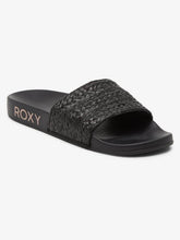 Cargar imagen en el visor de la galería, Sandalias para Mujer ROXY BEACH SLIPPY JUTE BLK
