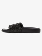 Cargar imagen en el visor de la galería, Sandalias para Mujer ROXY BEACH SLIPPY JUTE BLK
