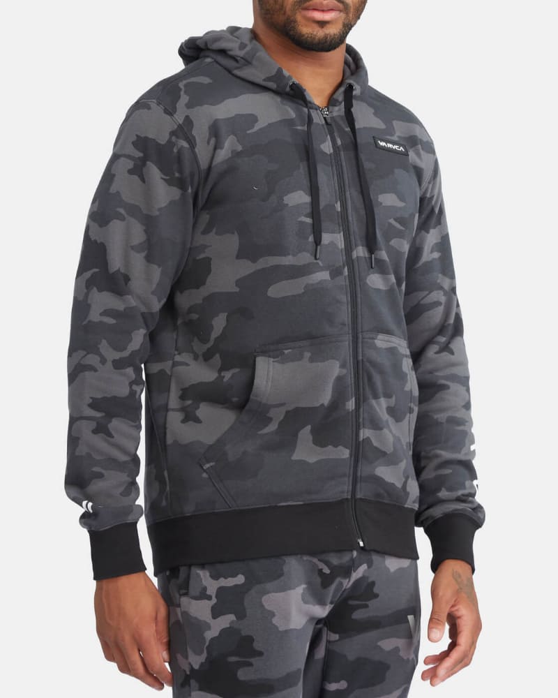 Polera para Hombre RVCA CON ZIP SWIFT PATCH CAM