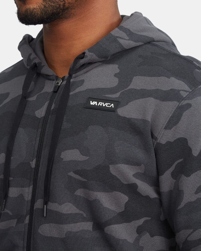 Polera para Hombre RVCA CON ZIP SWIFT PATCH CAM