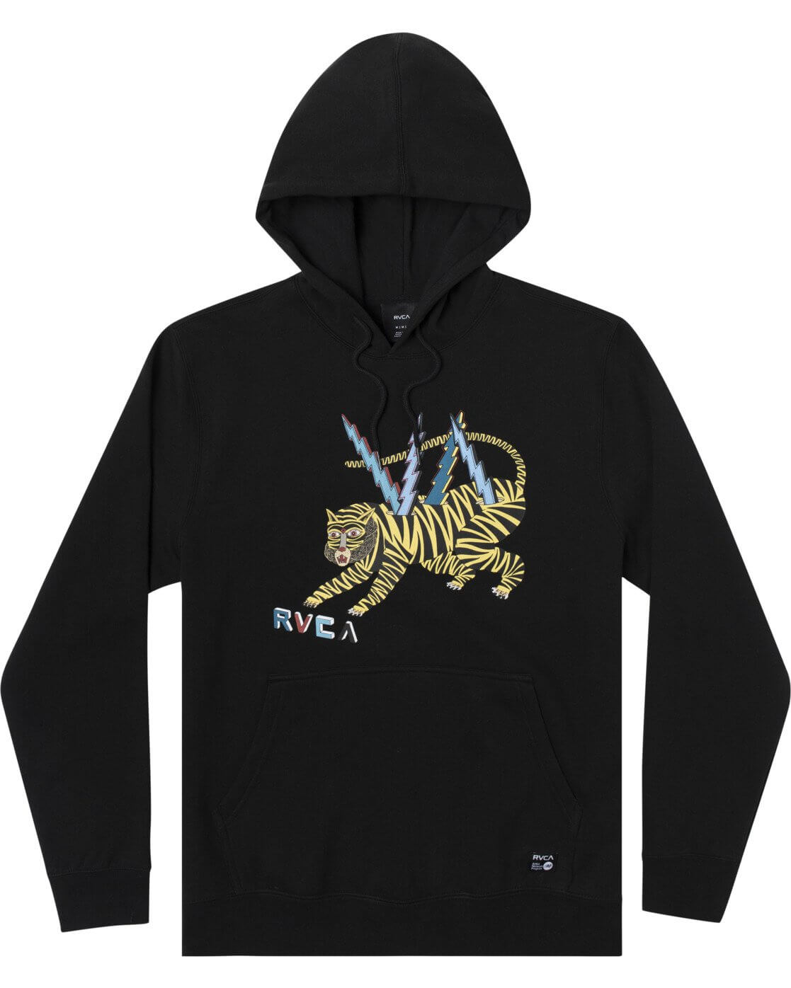 Polera para Hombre RVCA SIN ZIP LEINES HOODIE BLK