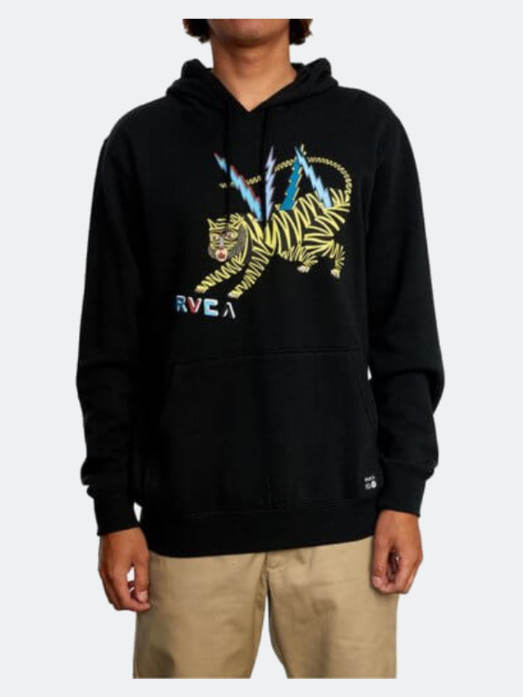 Polera para Hombre RVCA SIN ZIP LEINES HOODIE BLK