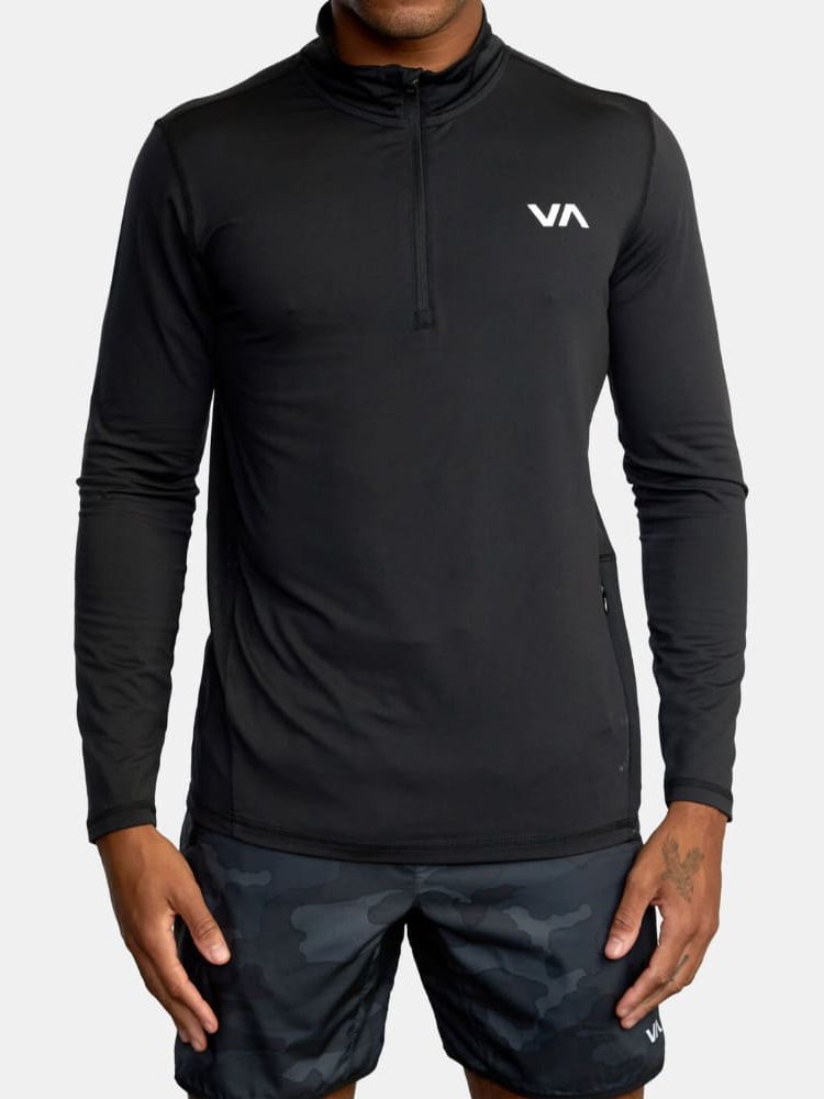 Polo para Hombre RVCA VENT SPRTVNTLSHALFZI BLK