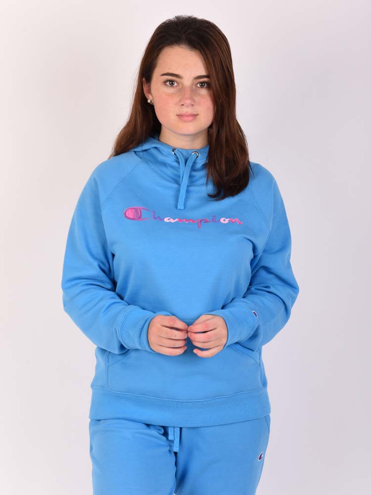 Polera para Mujer CHAMPION SIN ZIP POWERBLEND HOODIE - CLASSIC SCRIPT RC7