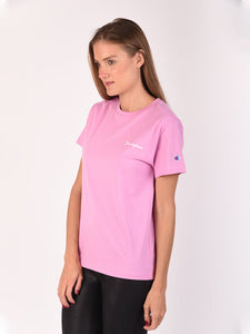 Polo para Mujer CHAMPION C-GT18HY08160 CLASSIC TEE - SCRIPT LOGO RC7