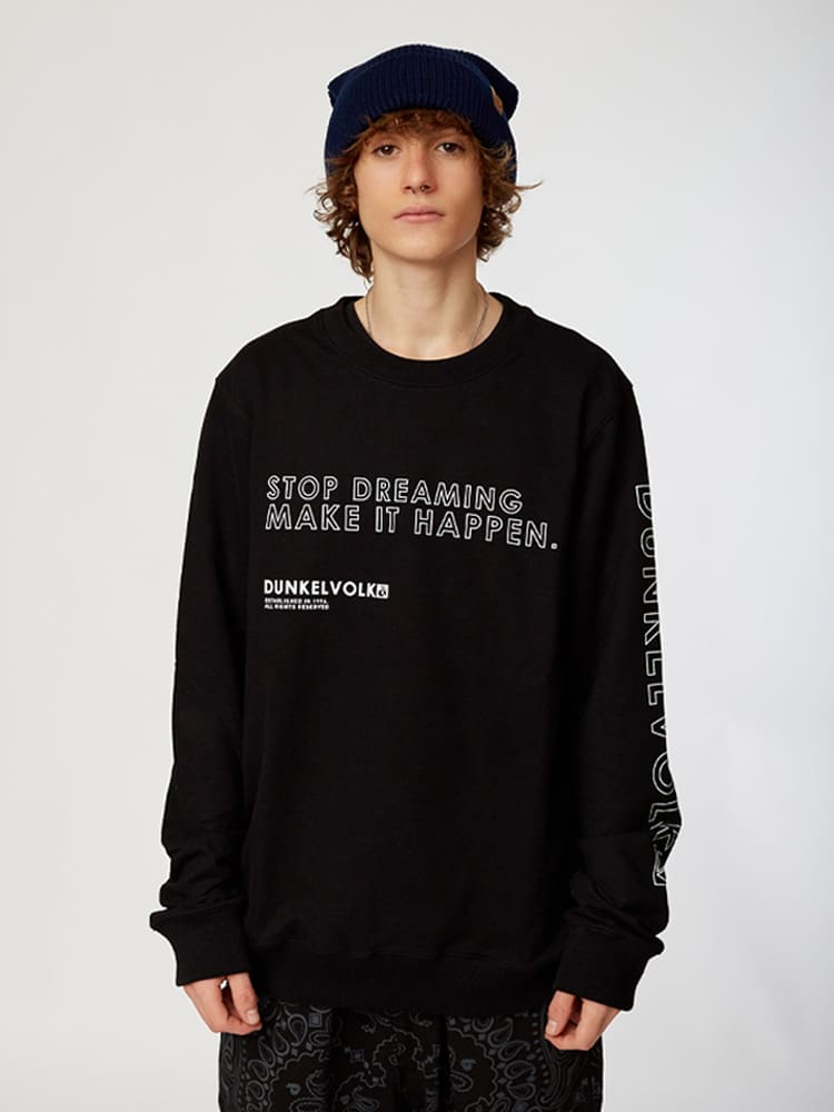 Polera para Hombre Dunkelvolk CREW NECK STOP D CREW NGR