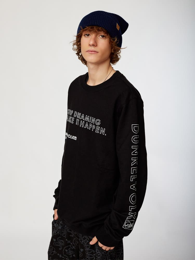 Polera para Hombre Dunkelvolk CREW NECK STOP D CREW NGR