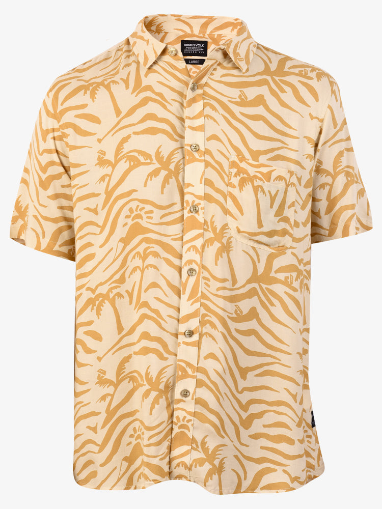 Camisa para Hombre Dunkelvolk SHIRT SS ZEBRA SHIRT NAT