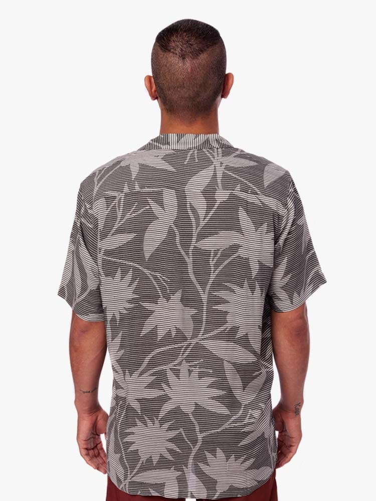 Camisa para Hombre Dunkelvolk HAWAIIAN DISTORTION HAWAIIAN SHIRT GRN