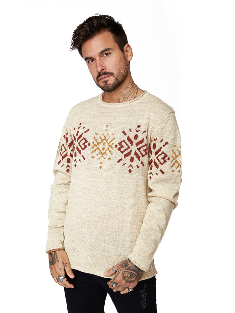 Chompa para Hombre Dunkelvolk CREW NECK PAPATIKA ALPACA NAT