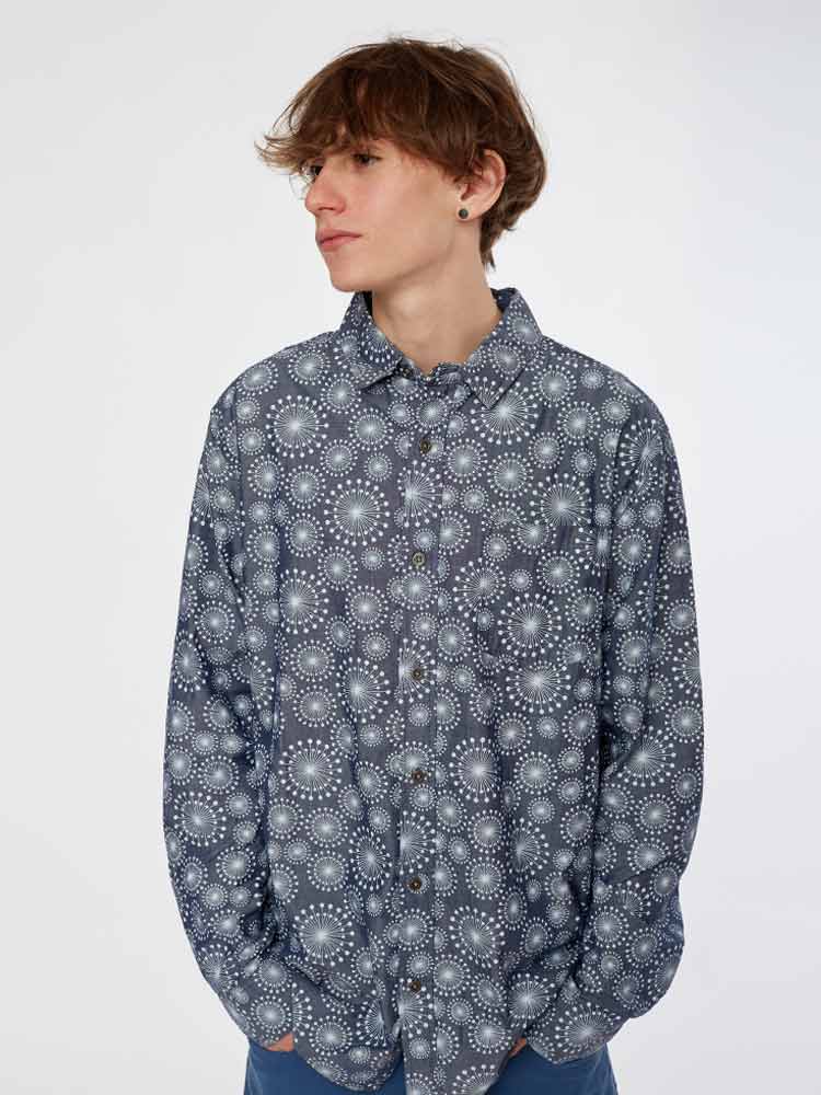Camisa para Hombre Dunkelvolk MANGA LARGA SUNRISE GRIS