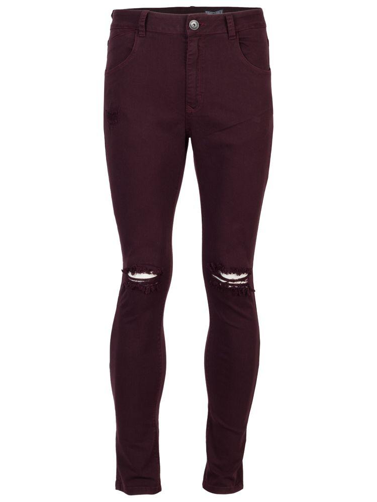 Pantalón para Hombre Dunkelvolk SKINNY PAVEMENT VINO
