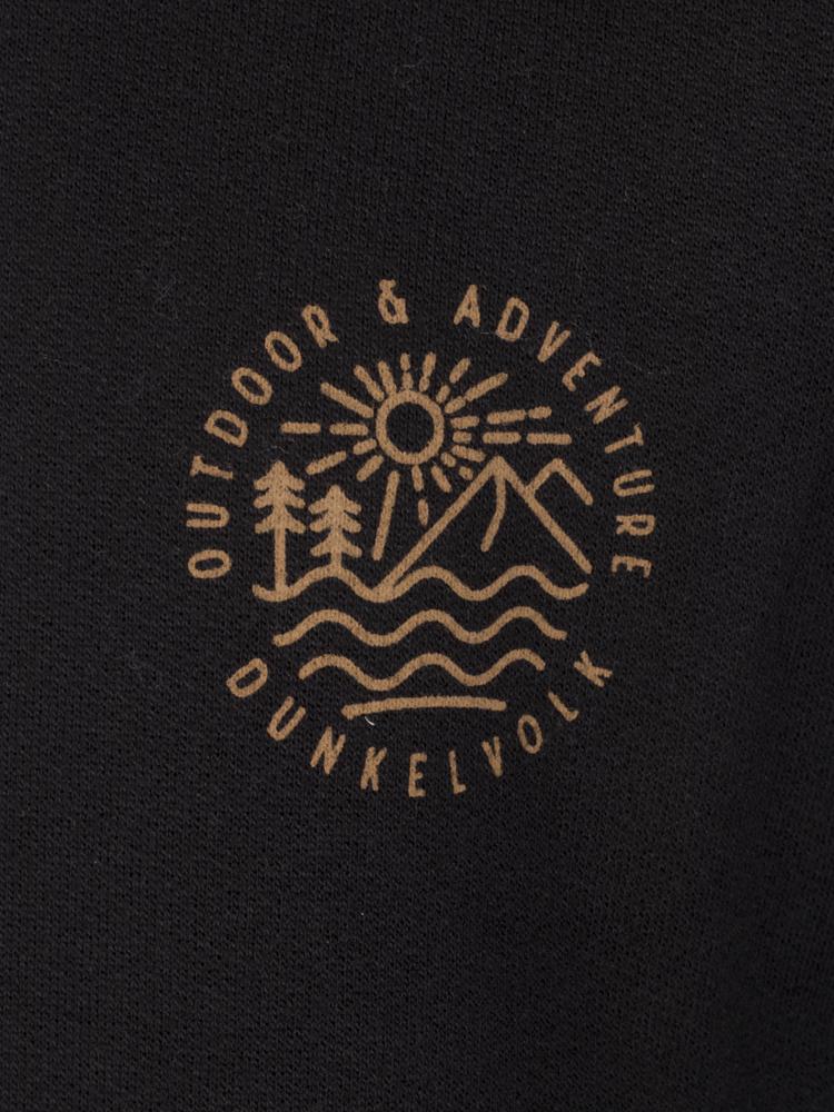 Polera para Niño DUNKELVOLK SIN ZIP FIX NEGR 8 años a más