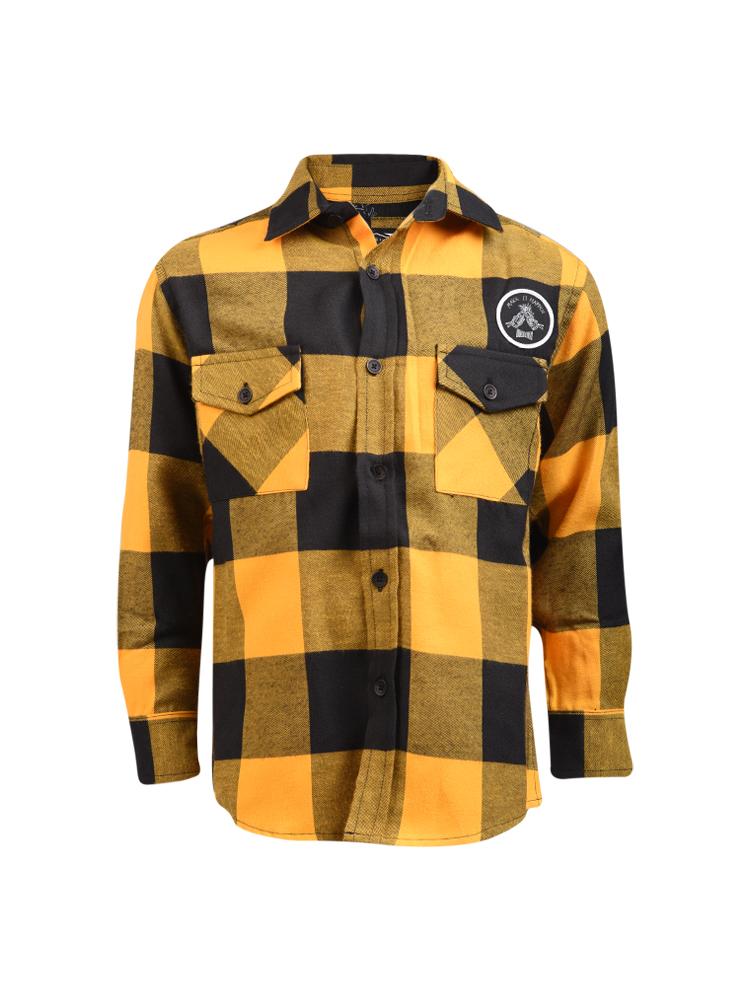 Camisa para Niño DUNKELVOLK SHIRT LS CHAMBERS AMARILLO 4 a 7 años