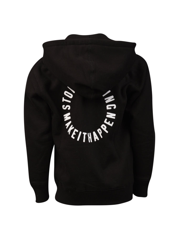 Polera para Niño Dunkelvolk CON ZIP JAZE NEGR 4 a 7 años