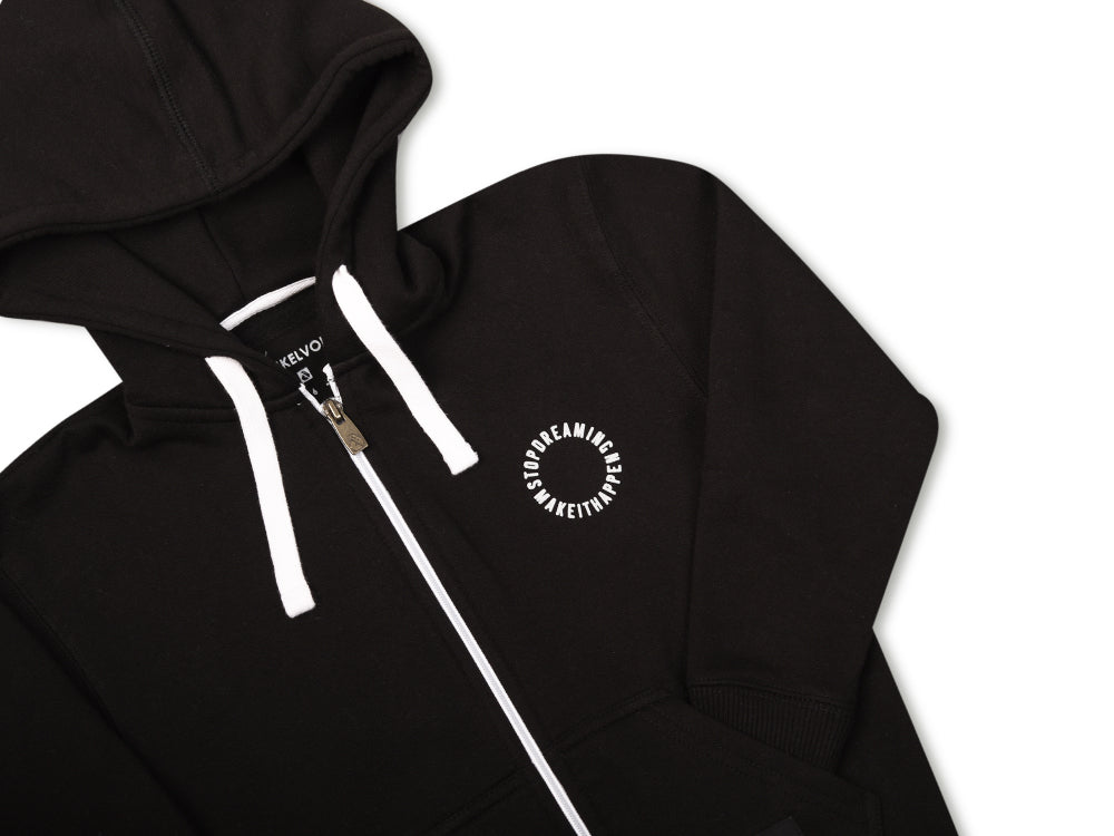 Polera para Niño Dunkelvolk CON ZIP JAZE NEGR 4 a 7 años