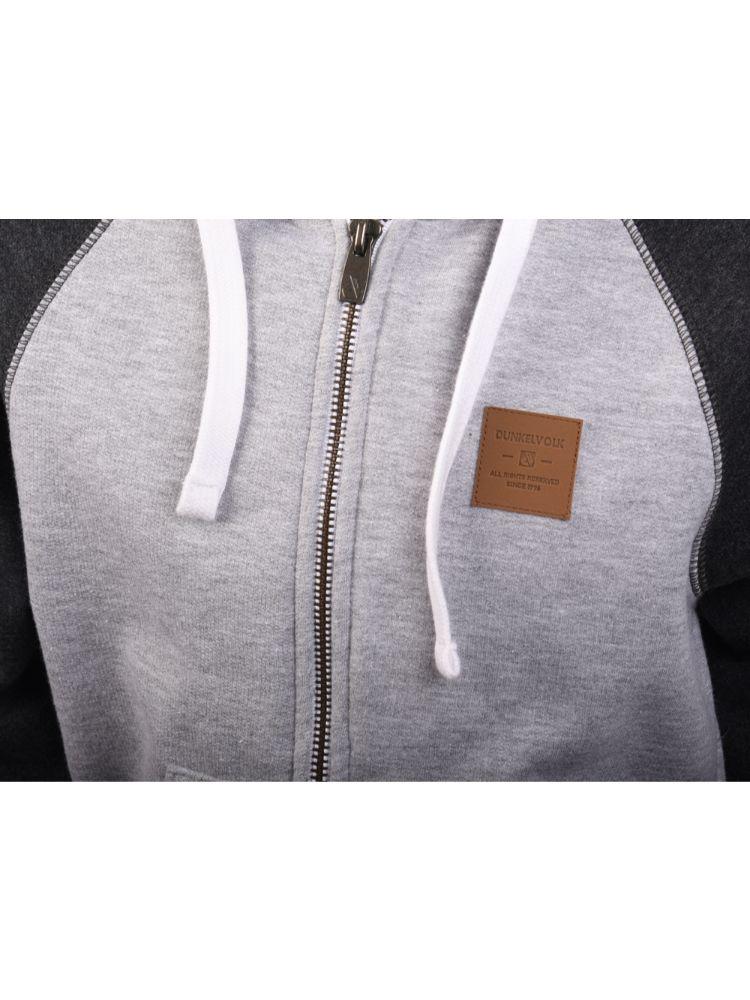 Polera para Niño DUNKELVOLK CON ZIP ZULA GRS 4 a 7 años