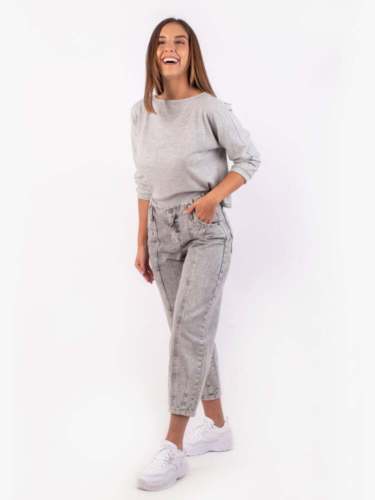 Polo para Mujer DVK MANGA LARGA ABIGAIL GRS