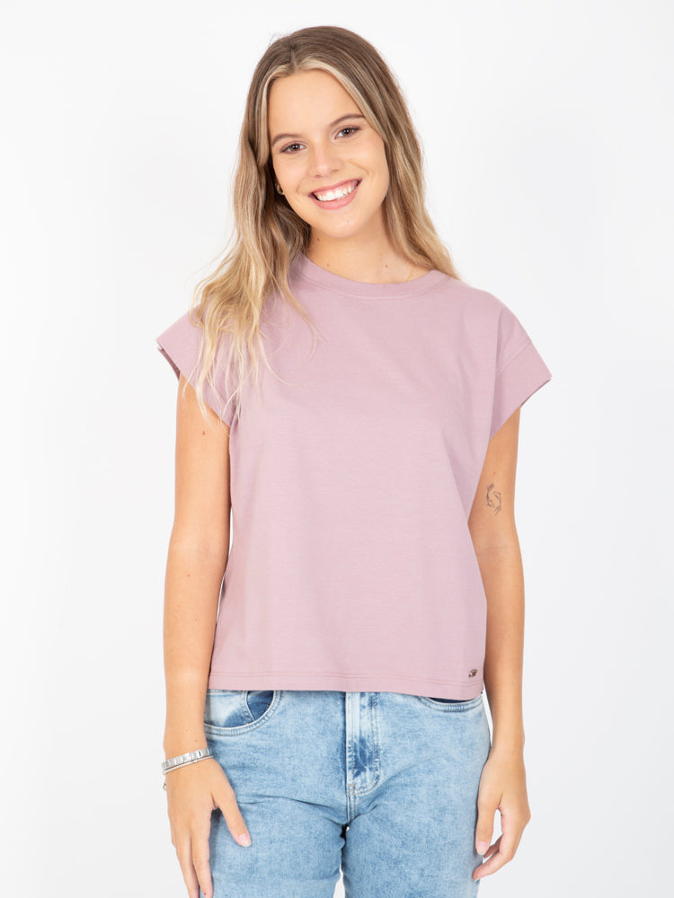 Polo para Mujer DVK MANGA CERO ASTRID LILA